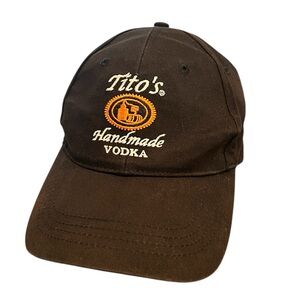 Tito’s Handmade Vodka Austin Texas Black Adjustable Strapback Hat Cap